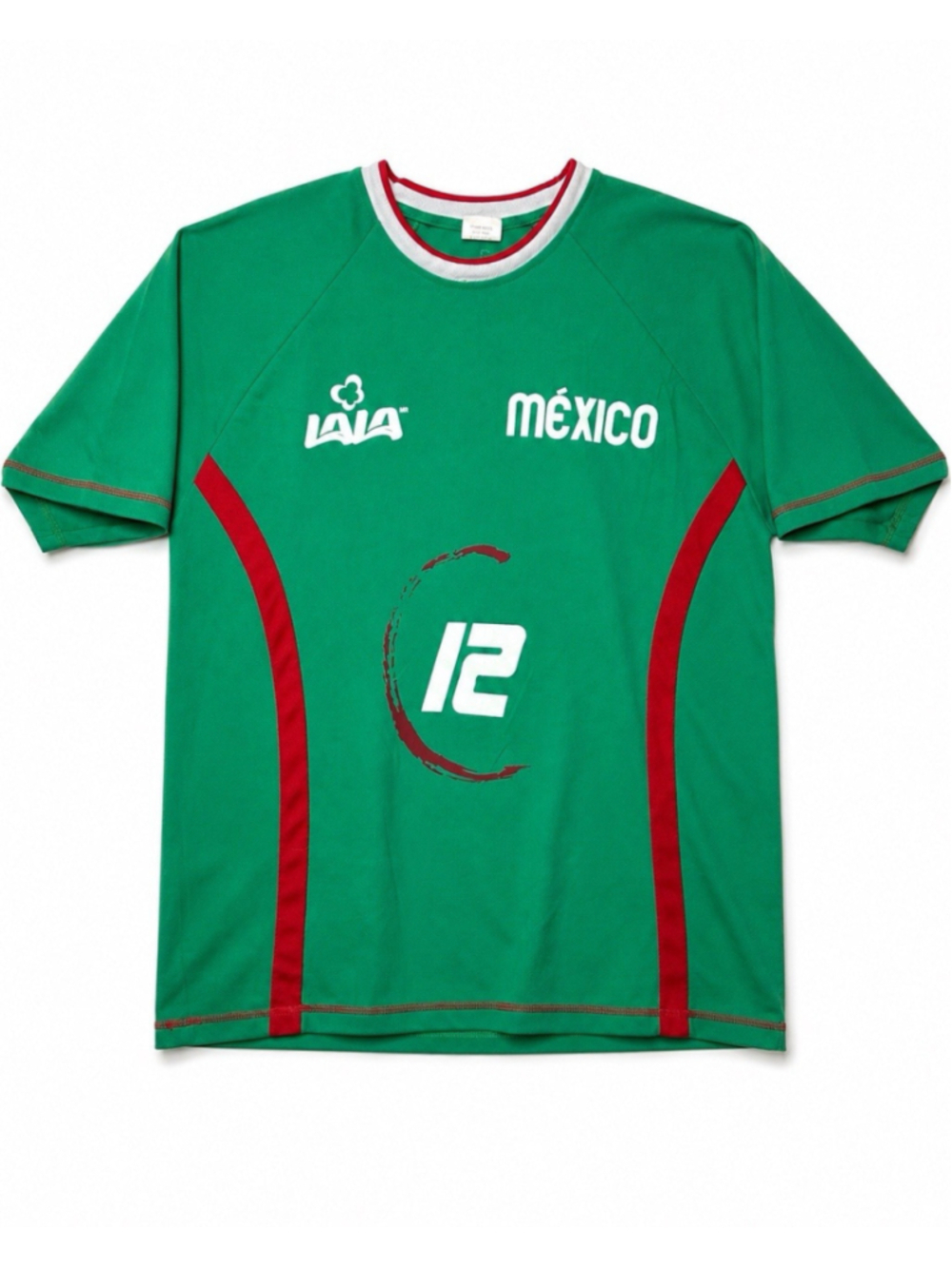 Lala Mexicana Mexico Soccer Jersey #12 Men’s Size XL Autographed Graphic On Back